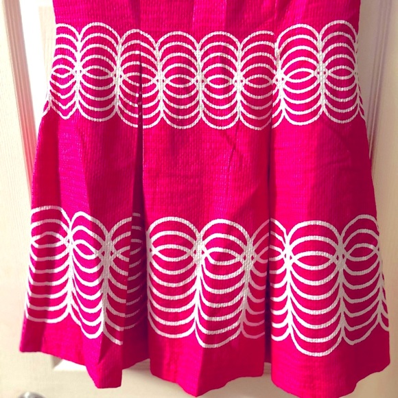 Just Taylor Jacquard fit and flare dress size 6p - Picture 4 of 9